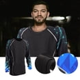 thumbnail image 6 of WORGEOUS 1Pcs Elastic Sports Compression Cloth for Men's Workout Clothes in Autumn Winter, 6 of 8