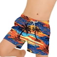 thumbnail image 6 of Asxite Toddler Boys Pants Print Drawstring Elastic Waist Pocket Swim Casual Loose Breathable Sweatpants 2-12Y, 6 of 7