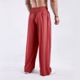 thumbnail image 5 of Loose Fit Wide Leg Pants for Men/Women Drawstring Waist Comfortable Casual Relaxed Trousers Soft Fabric Breathable Design, 5 of 5