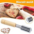 thumbnail image 3 of Palitos para asar malvaviscos, fogatas, brochetas para fogatas, tenedor extensible de 32 pulgadas de largo, palitos para ahumar con mango de madera, 3 of 4