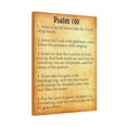 thumbnail image 4 of Scripture Walls Psalm 100 Gold Bible Chapter Canvas Christian Wall Art Ready to Hang, 4 of 15