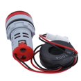 thumbnail image 4 of Digital Current Meter Ammeter Round Accurate Signal Indicator Light AC 220V AD16?22DSARed, 4 of 5