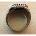 thumbnail image 5 of Black Onyx Ring, Oxidized Silver Jewelry, 925 Silver Ring, Father's Day, Flat Natural Black Onyx, December Birthstone Ring, Heavy Mens Ring, Spiritual Healing Gemstone, Christmas, Designer Mens Ring, 5 of 5