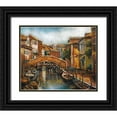 thumbnail image 1 of Holsinger, Joel 17x15 Black Ornate Wood Framed with Double Matting Museum Art Print Titled - Vista de Venecia, 1 of 4