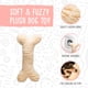 thumbnail image 2 of Juguete de Peluche Hueso para Perro HuggleHounds 61 cm de Fleece Suave y Duradero, 2 of 7