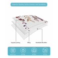 thumbnail image 5 of Fall Leaves Twin XL Size Down Alternative Comforter,Lightweight Comforter Quilt Bedding Set with Pillow Shams Farmhouse Watercolor Leaf Fruit Berry Plant Bed Comforter Duvet Insert 68"x98", 5 of 7