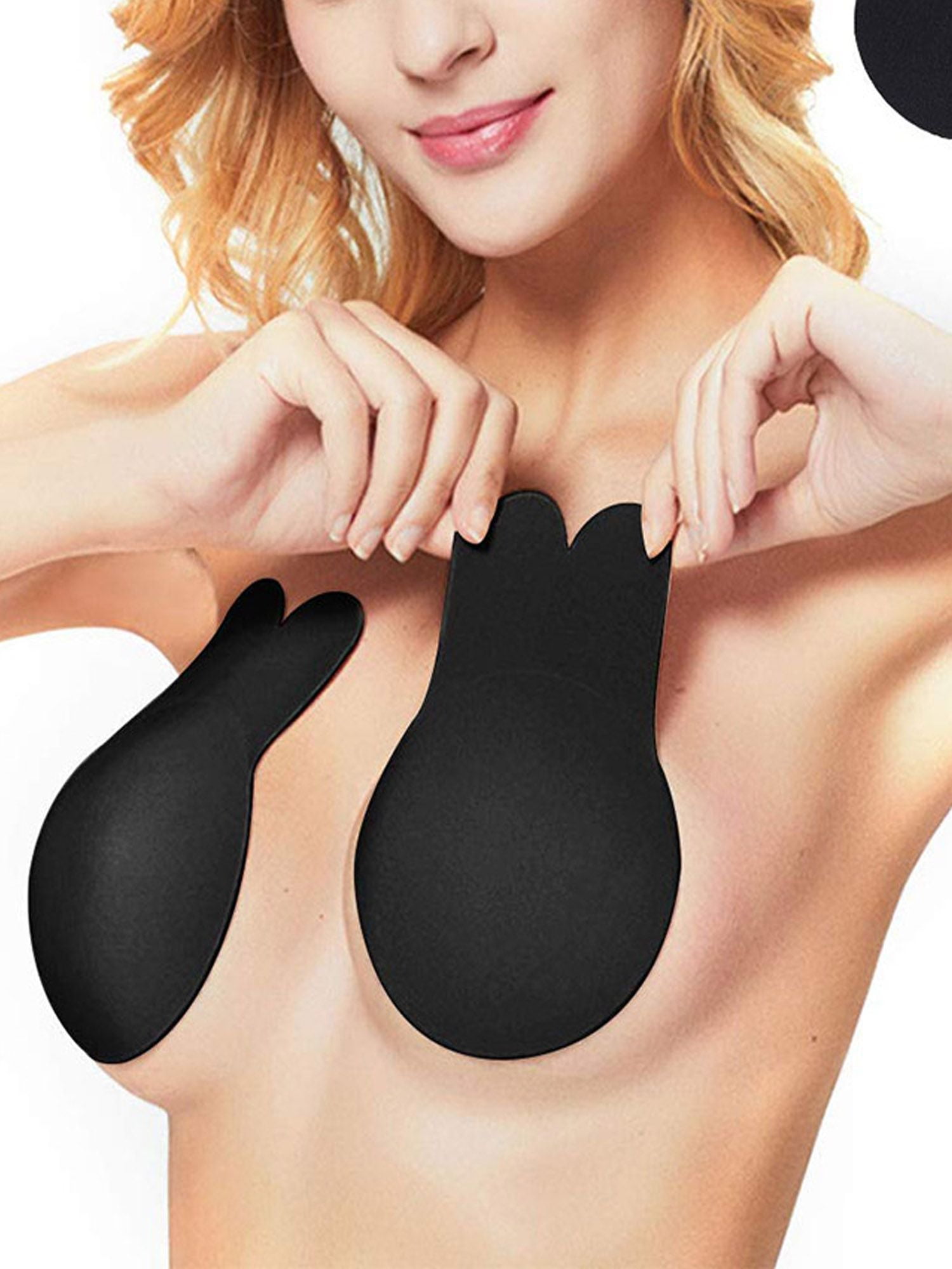 Breast Pad Women Rabbit Ears Breast Lift Sticky Nipple Covers Adhesive  Strapless Backless Bras Reusable UltraThin Silicone Pasties X0831 From  Us_mississippi, $8.77