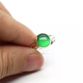 thumbnail image 3 of 1pc Adjustable Chakra Crystal Ring Gemstone Mini Round Beads Quartz Jewerly Gift, 3 of 4
