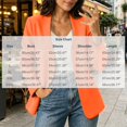 thumbnail image 4 of FAHUOMU Plus Size Blazer For Women Collarless Long Sleeve Open Front Jackets Classic Work Business Casual Suits, 4 of 10