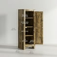 thumbnail image 3 of HOMCOM Kitchen Pantry with Adjustable Shelves Single Door for Dining Room, 3 of 10