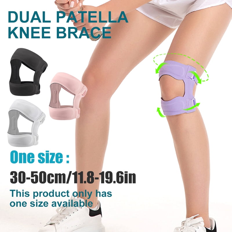 1pc Knee Brace for Men and Women, Patella Tendon Knee Strap with Gel Pad and Side Stabilizers, Adjustable Leg Band for Knee Pain