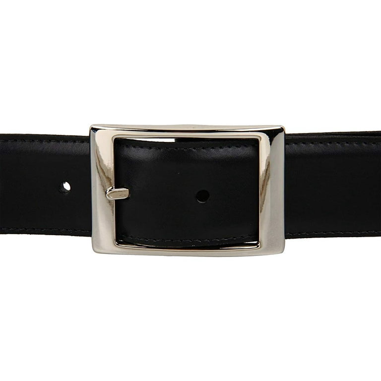 Torino Leather Co. Reversible 33MM Aniline Leather w/ Aniline Leather  Black/Brown 