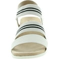 thumbnail image 2 of LifeStride Womens Sunshine Stripes Slingback Wedge Sandals, 2 of 2