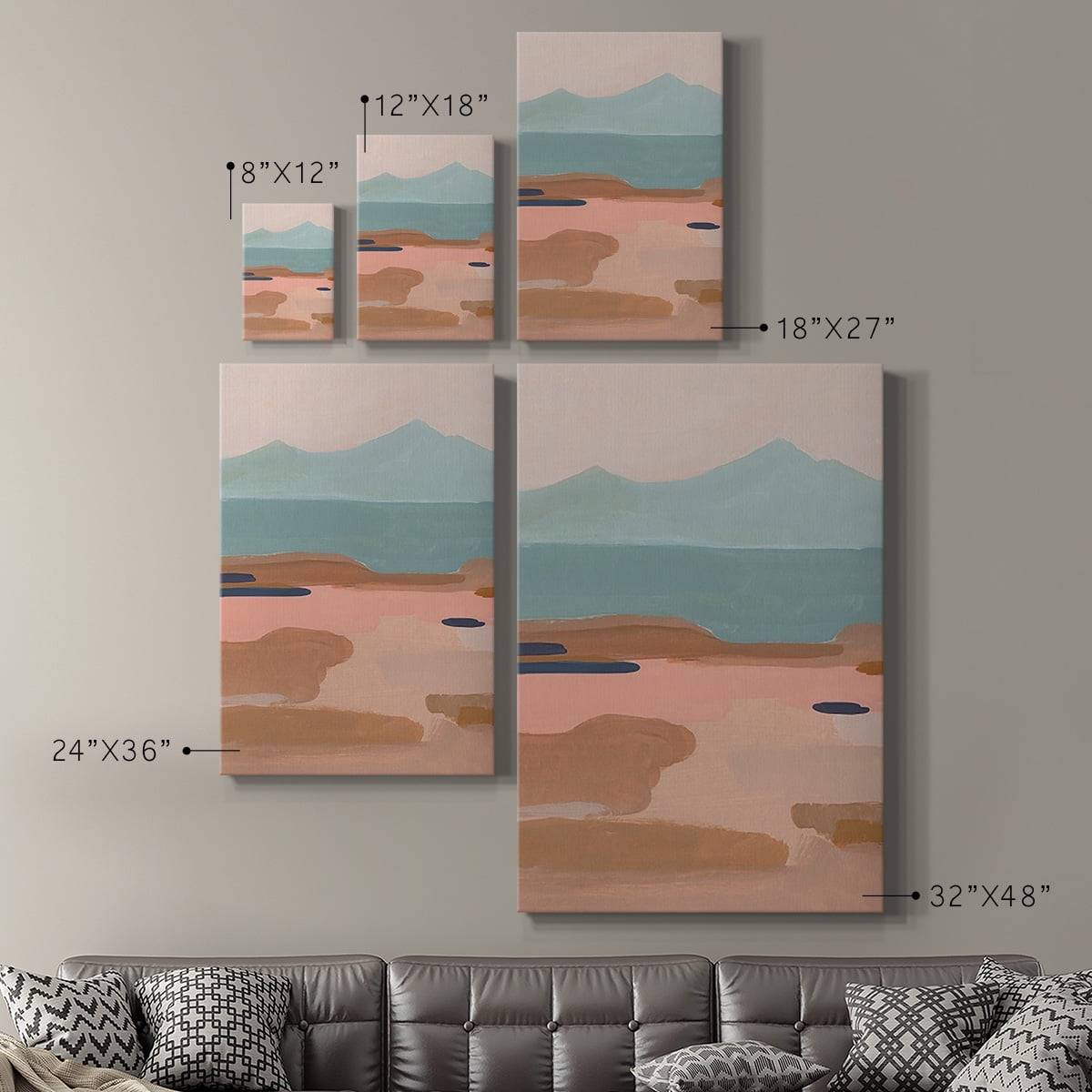 Desert Sunrise II Premium Gallery Wrapped Canvas - Ready to Hang