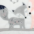 thumbnail image 5 of Lambs & Ivy Forever Friends 4-Piece Nursery Crib Baby Bedding Set - Blue, Pink, 5 of 9