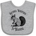 thumbnail image 3 of Inktastic Squirrel Whisperer in Training Boys or Girls Baby Bib, 3 of 4