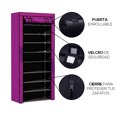 thumbnail image 4 of Estante Organizador para Zapatos de 9 Niveles | Acero Inoxidable | Almacenamiento de Calzado | Tela Impermeable | Zapatero Armable para 27 Pares, 4 of 5