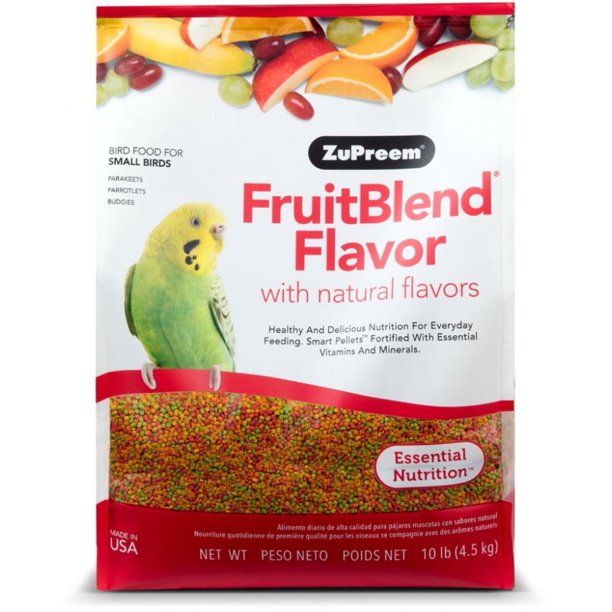 ZuPreem ZuPreem FruitBlend Premium Daily Bird Food Small Birds 10 lbs