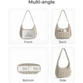 thumbnail image 5 of GASTROPOD Quilted Crossbody Bag for Women,Lightweight Puffer Purse for Travel,Daily Use & Work | Water-resistant,Puffy Shoulder Bag,Adjustable Strap,Light & Comfortable,Hands-free Bags, 5 of 7