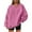 Pink, variant on Timegard Womens Tops Oversized Sweatshirts Crewneck Long Sleeve Blouse Fall Winter Casual Loose Pullover