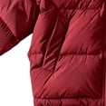 thumbnail image 6 of Kids Winter Hooded Puffer Coat, Girls Thick Warm Windproof Long‑Sleeve Solid Color Outerwear for Cold Winter Days | CSEONE, 6 of 9