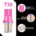 thumbnail image 4 of LAICAIW 24 Pieces Dome Light LED Car Bulb Kit Set T10 31 mm 42 mm LED Festoon Bulbs Interior LED Interior Replacement Bulbs for Car Map Door Courtesy(Purple), 4 of 7