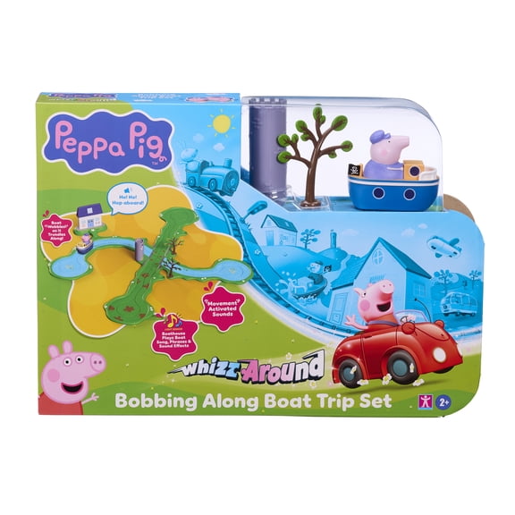 Peppa Pig Whizz-Around Bobbing Along Boat Set