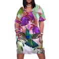 thumbnail image 1 of Vestido suelto con bolsillo de colibrí vestidos elegantes para mujer venta traje de verano para mujer, 1 of 7