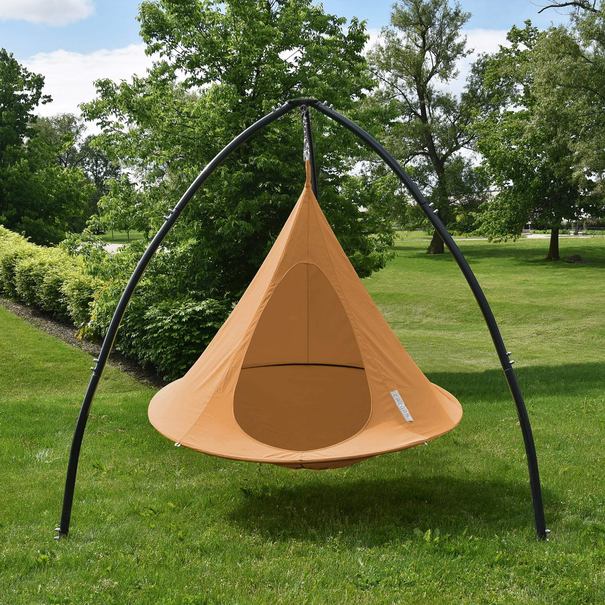 Vivere All Weather Polyester and Cotton Double Hammock Cacoon