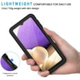 thumbnail image 2 of Samsung Galaxy A35 5G Case, IP68 Waterproof Dustproof, Built-in Screen Protector, Rugged Full Body Shockproof Protective Cover for Samsung A35 5G /4G 6.6", Black/Clear, 2 of 15