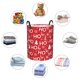 thumbnail image 4 of Fotbe Christmas Hohoho Cesto de Ropa con Asas, Cesto Impermeable de Gran Capacidad, Bolsa de Lavado para Dormitorio, Cesto de Ropa con Ruedas y Asas-Medium, 4 of 6