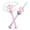 Pink-B+Purple-B, variant on Magic Water Wand, Spiral Water Squirter with 2 Spray Modes, Pull-to-Fill Design for Pool and Beach