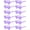 12-purple, variant on 12/20/24 Pairs Heart Sunglasses for Women Men, Trendy Heart Shaped Rimless Transparent Sunglasses, Party Favors 12-rose Red