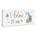 thumbnail image 3 of Stupell Industries Believe In Me Blue Unicorn Art for Kids Painting Gallery Wrapped Canvas Art Print Wall Art, 40 x 17, 3 of 7