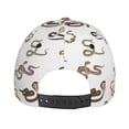 thumbnail image 6 of Kdxio Unisex Snake Pattern Baseball Cap Unisex Washed Classic Adjustable Hat, 6 of 8