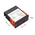 thumbnail image 2 of Digital Temperature Controller STC-1000 Intelligent Temperature Regulator AC 110~220V Refrigerator Thermostat Support Heating/Cooling/Temperature Correction/Delayed Start/High or Low Temperature, 2 of 8