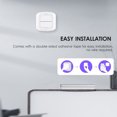 thumbnail image 2 of TFixol Smart Home Dual-Button Scene Switch with APP Control, ZigBee 3.0 Compatible, White ABS Material, Requires Gateway E16411-3 (Battery Not Included), 2 of 6
