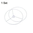 thumbnail image 5 of Unique Bargains Lampshade Holder Frame Lamp Shade Ring Baked Coating 1 Set 7.87inch, 5 of 5