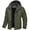 Army Green, variant on Men's Winter Ski Snow Outdoor Jacket Waterproof Thick Warm Fleece Lined Coats Black M