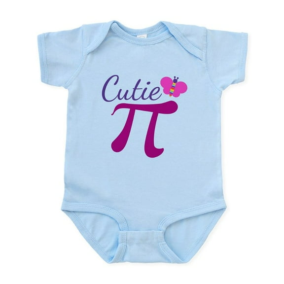 CafePress - Cutie Pi Symbol - Baby Light Bodysuit, Size Newborn - 24 Months