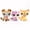 #391 #1660 #886, variant on 3 PCS Minilpsshop Little Animal Cartoon Pets Figures Collie #2452 Great Dane #1519 Shorthair Cat #886 and Accessories