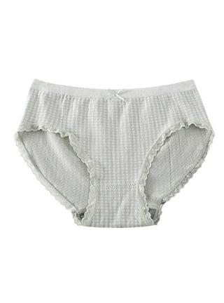 Mrat Seamless Briefs Women Breathable Underwear Mid-waist Cotton