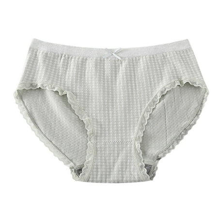 

XINSHIDE Womens Solid Color Panty Mint Green Underwear Briefs 1-Pack Sexy Underpants