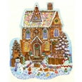 thumbnail image 2 of SUNSOUT INC - Gingerbread House - 1000 pc Special Shape Jigsaw Puzzle by Artist: Wendy Edelson - Finished Size 26.5" x 35" Christmas - MPN# 97179, 2 of 5