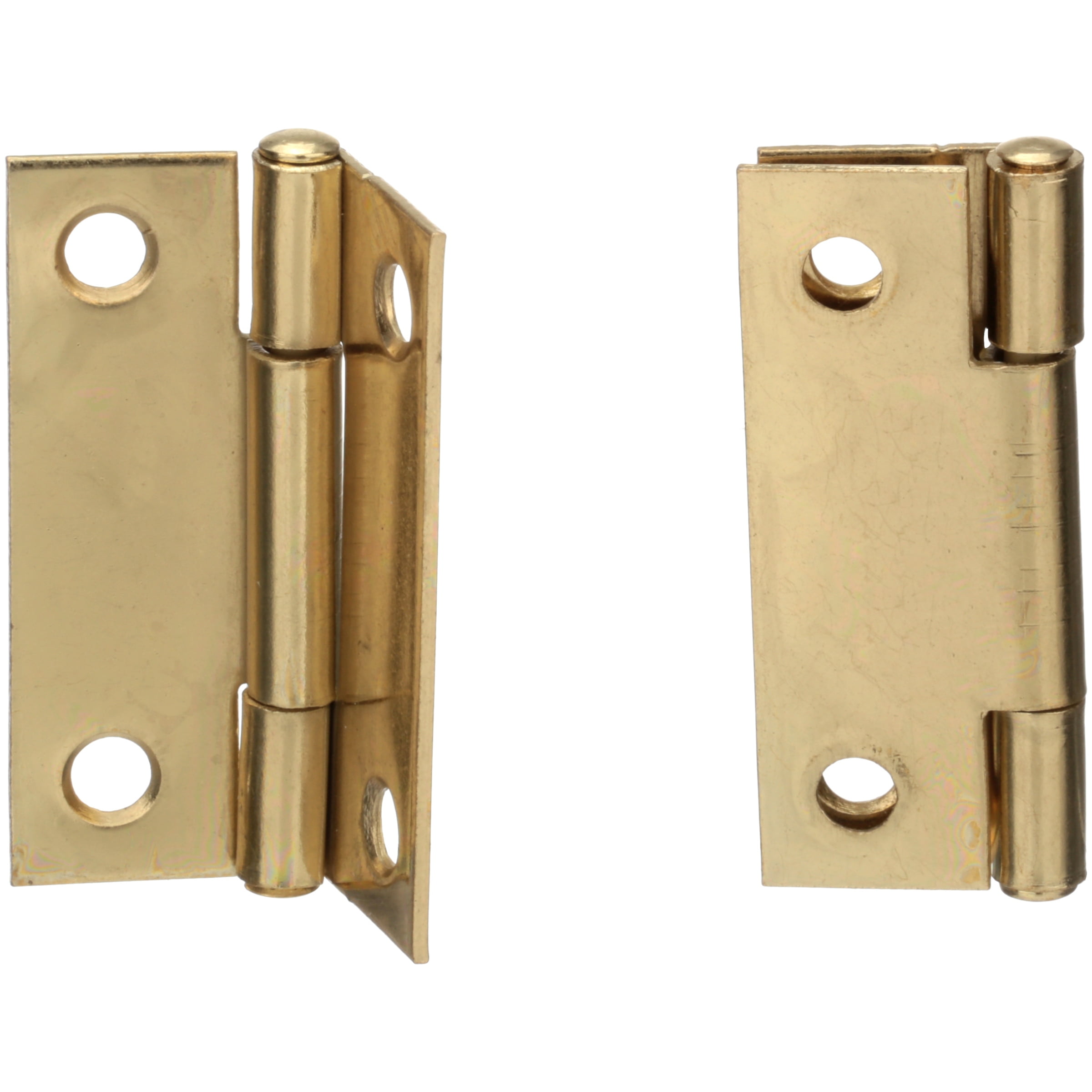 Bulldog Hardware 2 in. Utility Hinge, Brass Plated, 2 Pack