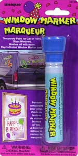 Amscan Window Marker Party Accessory, Blue