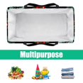 thumbnail image 5 of Christmas Large Capacity Reusable Oxford Cloth Laundry Organizer: Foldable Laundry Basket, Bag, and Picnic Basket, 5 of 7