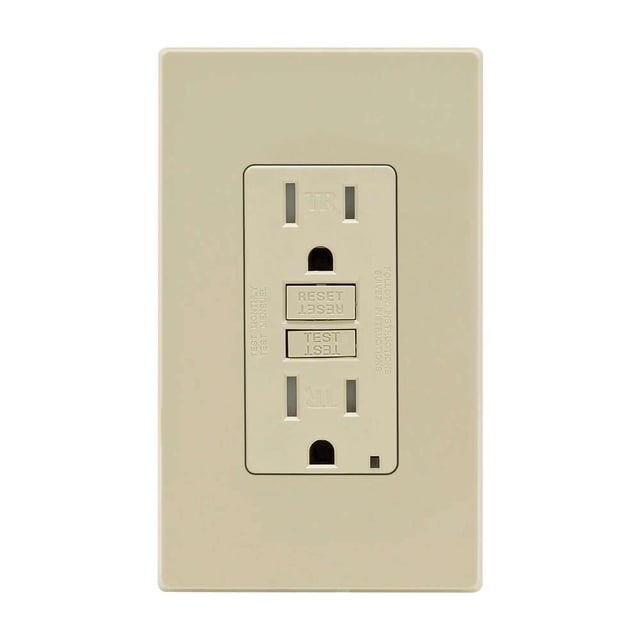 Toma eléctrica Leviton Smartlockpro GFCI 15A 125V Ivory