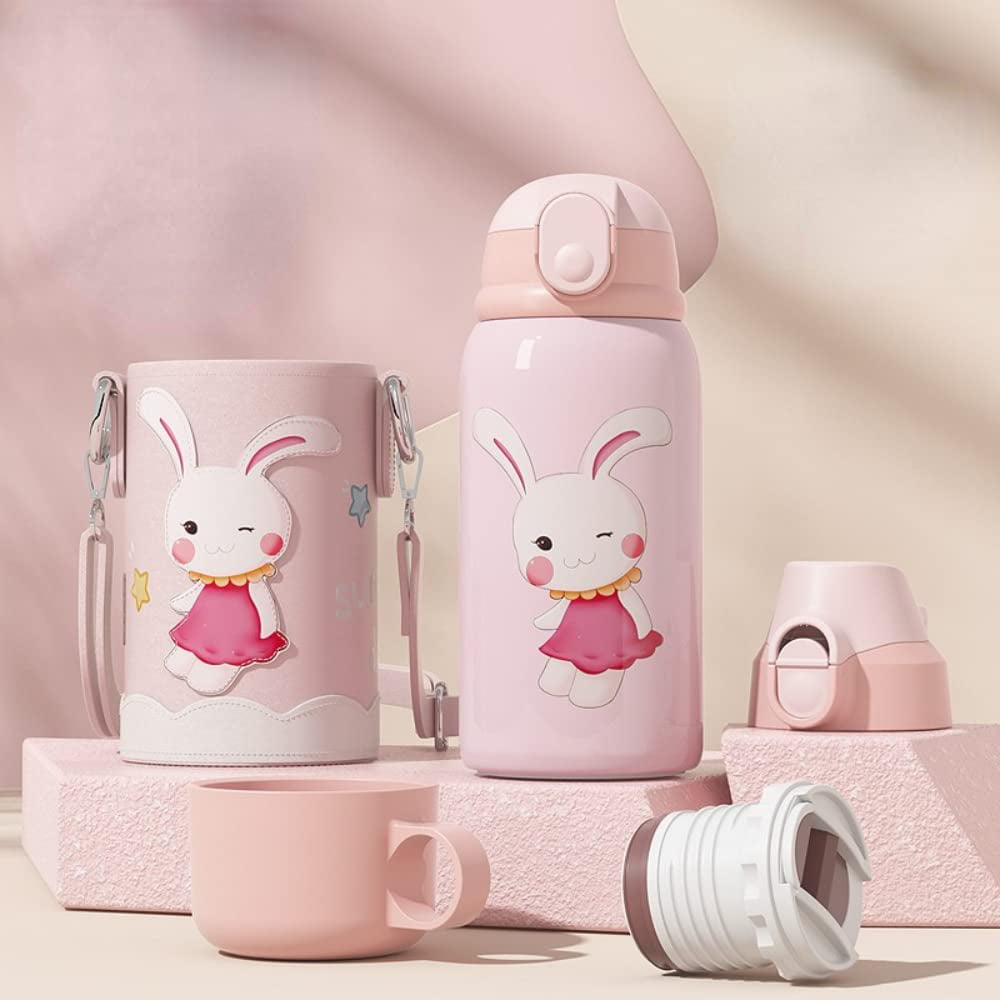 Cute Desert Kawaii Thermoses, Stainless Steel Water Bottle, Sports