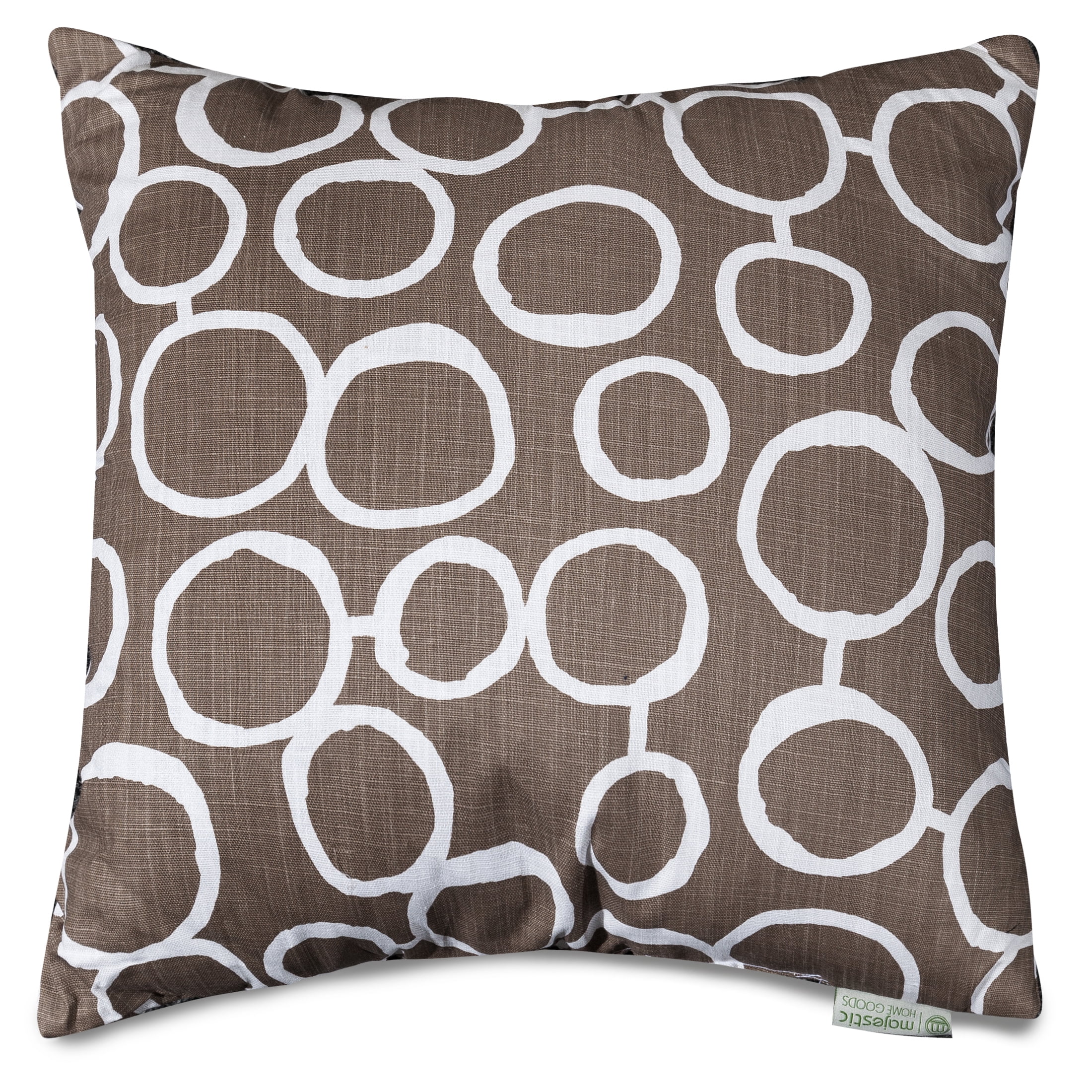 Majestic Home Goods Indoor Mocha Fusion Extra Large Decorative Throw Pillow 24 in L x 10 in W x